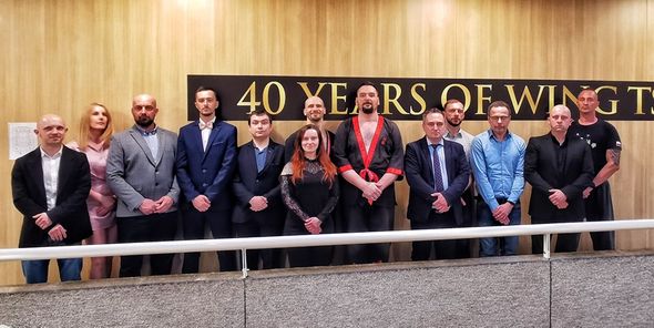 na zdjeciu polska delegacja wing tsun kung fu